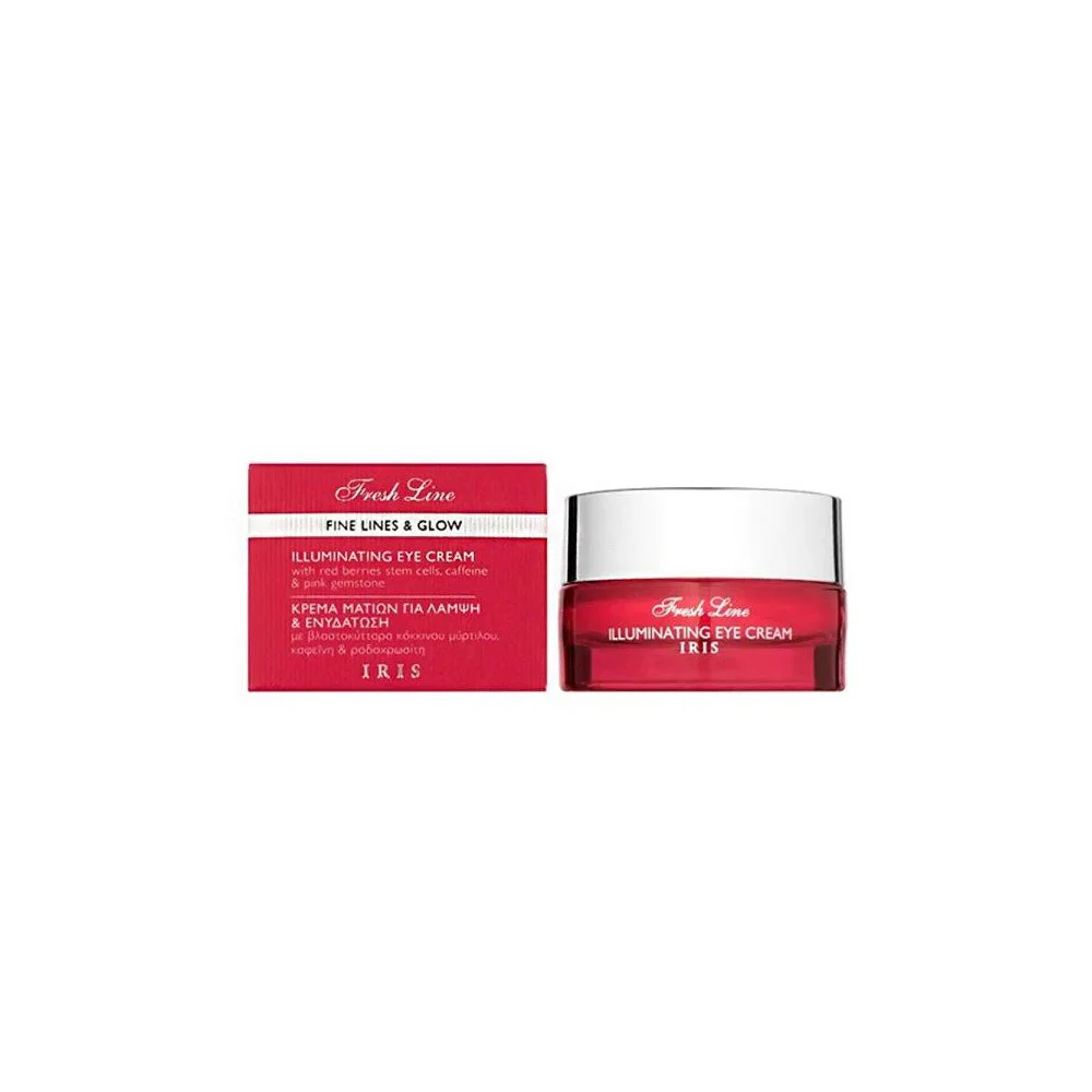 Fresh Line Iris Illuminating Eye Cream Κρέμα Ματιών Για λάμψη Και Ενυδάτωση 15ml