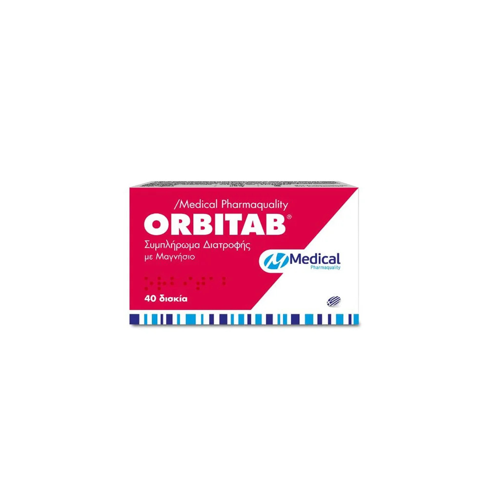 Medical Pharmaquality Orbitab Food Supplement With Magnesium 40 tabs