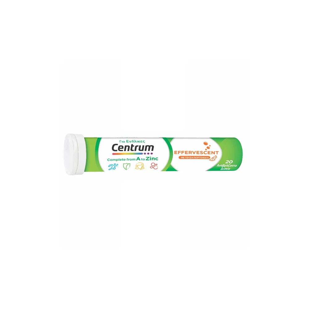 Centrum A to Zinc Effervescent 20 effervescent tablets