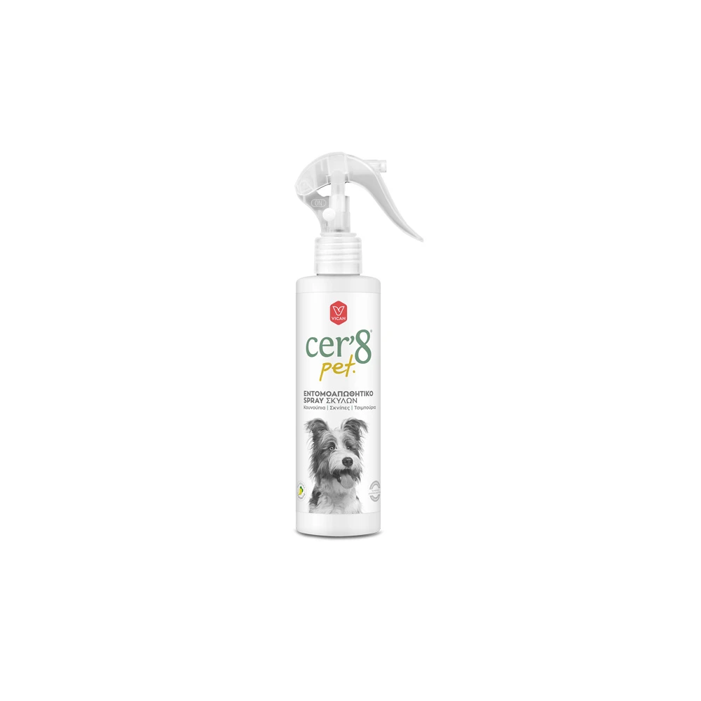 Cer'8 Pet Ενομοαπωθητικό Σπρέι Σκύλων 200ml