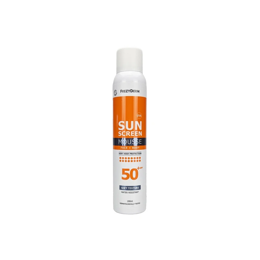 Frezyderm Sunscreen Face & Body Mousse SPF50+ 200ml