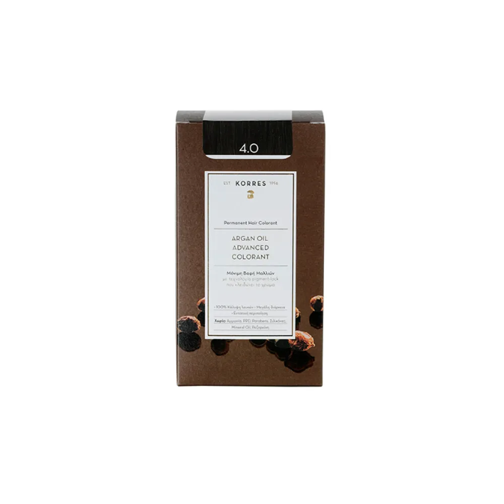 Korres Argan Oil Advanced Colorant 4.0 Brown 1 piece