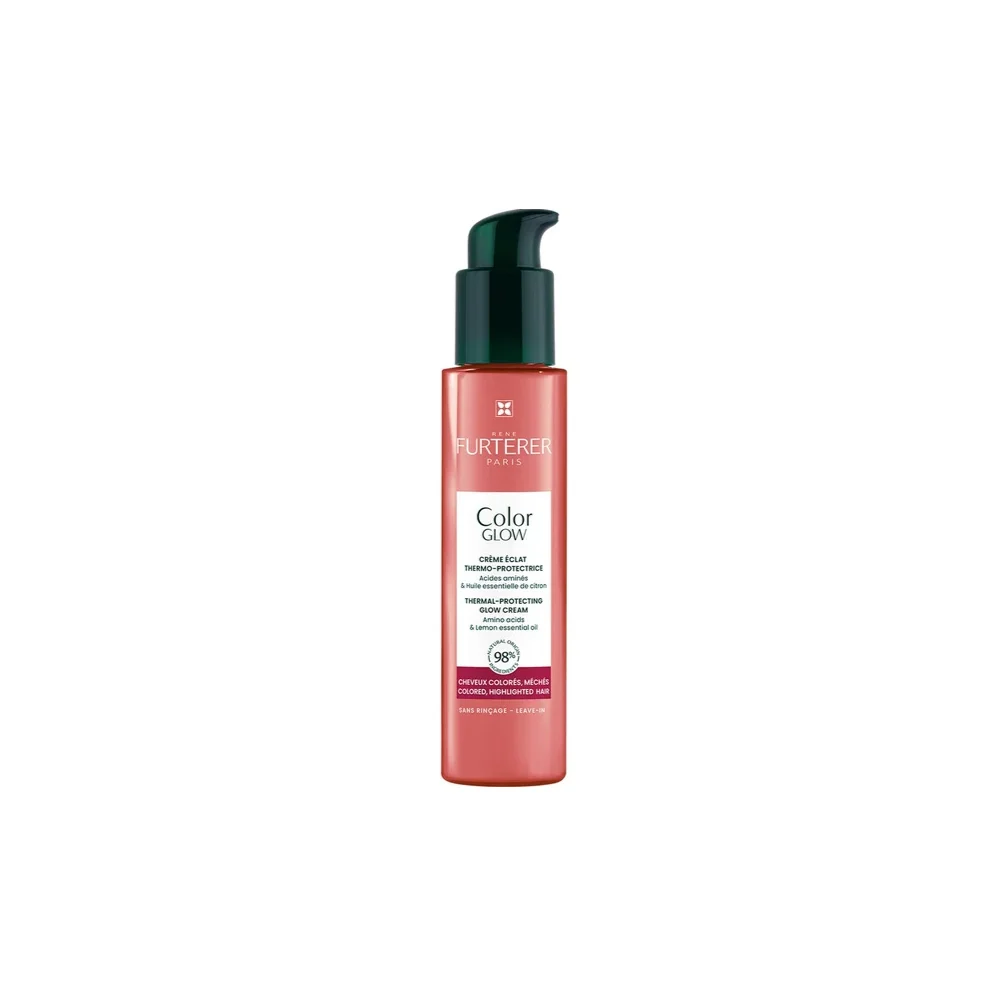Rene Furterer Color Glow Thermal Protecting Glow Cream Θερμοπροστατευτική Κρέμα Λάμψης Για Βαμμένα Ή Με Ανταύγειες Μαλλιά 100ml