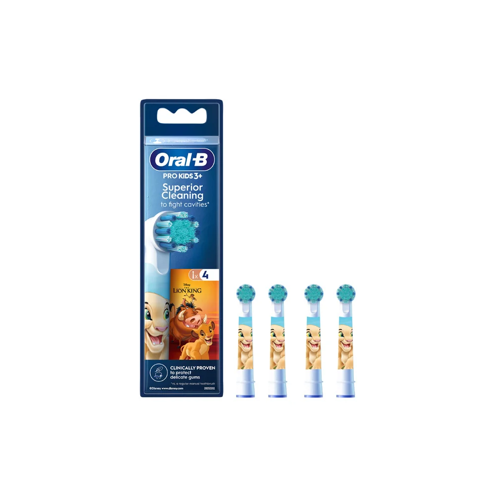 Oral-B Pro Kids Toothbrush Heads The Lion King 3y+ 4 pieces