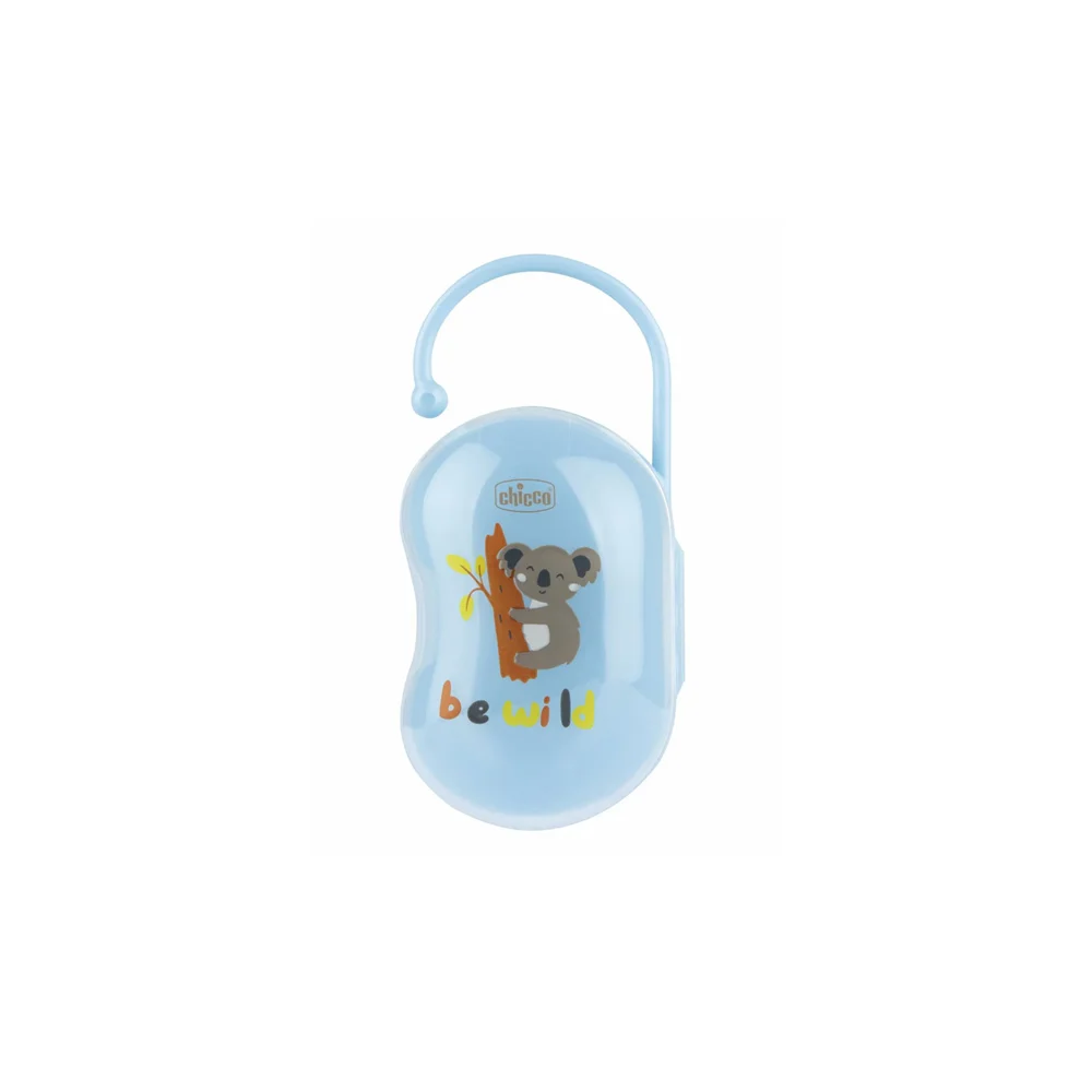 Chicco Easy Box Θήκη Για 2 Πιπίλες Σιέλ 1 τεμάχιο