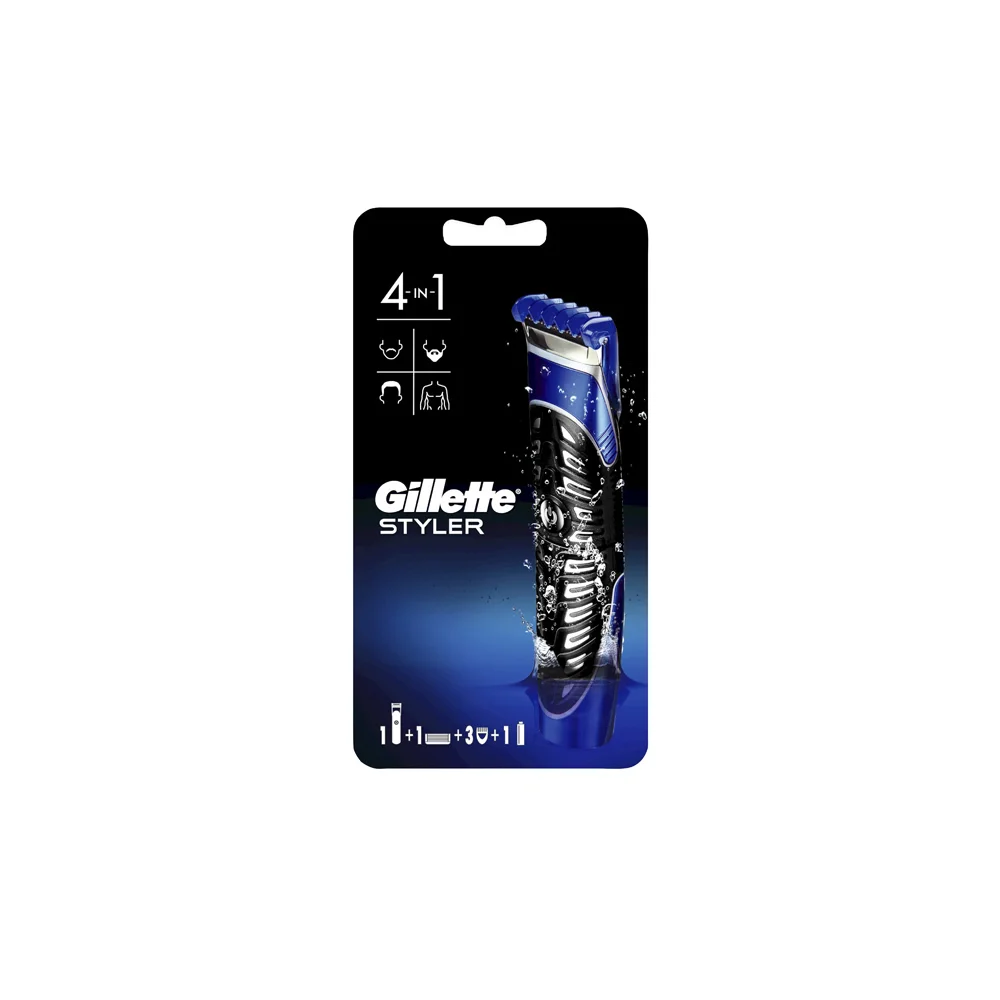 Gillette Styler 4 In 1 Ξυριστική Μηχανή Περιποίησης Ξυρίσματος & Διαμόρφωσης Περιγραμμάτων 1 τεμάχιο