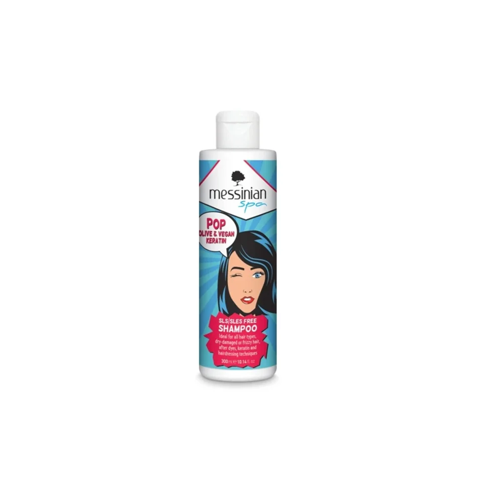 Messinian Spa POP Olive & Vegan Keratin Shampoo 300ml