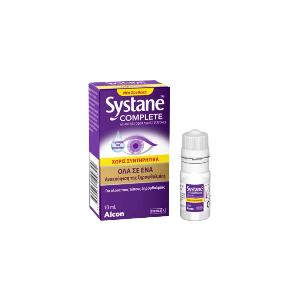 Alcon Systane Complete Lubricant Eye Drops 10ml