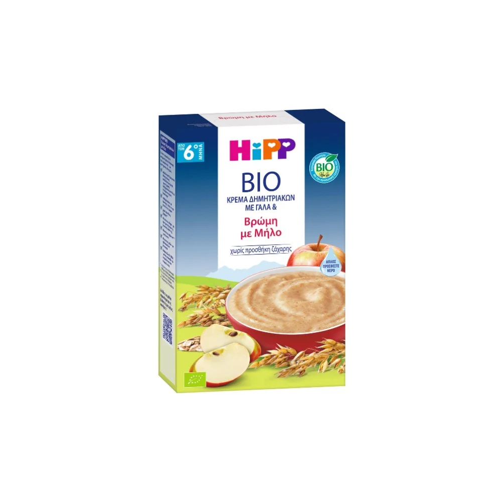Hipp Organic Milk Porridge With Oats And Apple 6m+ 250g