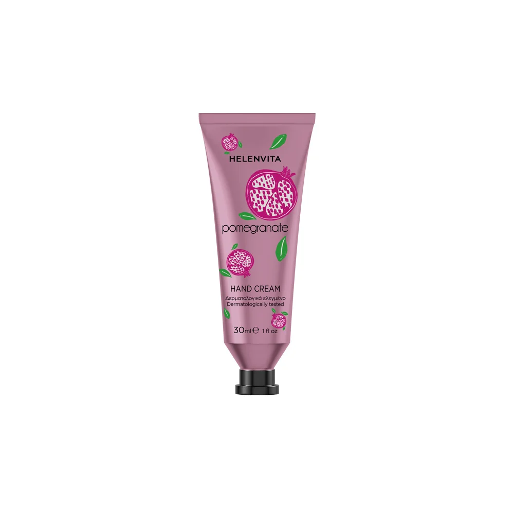 Helenvita Hand Cream Pomegranate Ενυδατική Κρέμα Χεριών Εμπλουτισμένη Με Εκχύλισμα Ροδιού 30ml