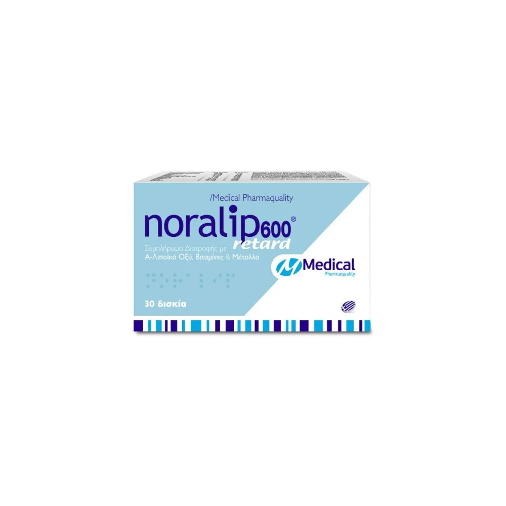 Medical Pharmaquality Noralip 600 Retard 30 tabs