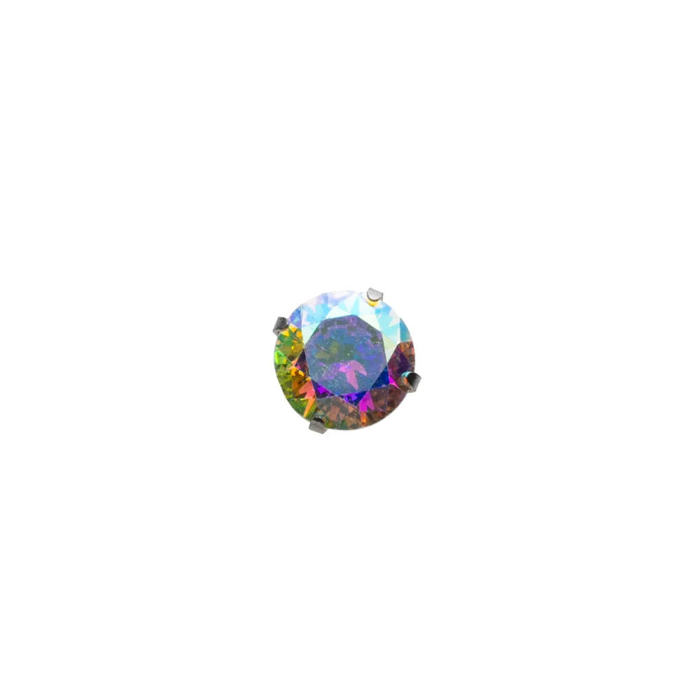 InoPlus Borghetti Earrings Art 1127 Zircone Aurora Boreale1 pair