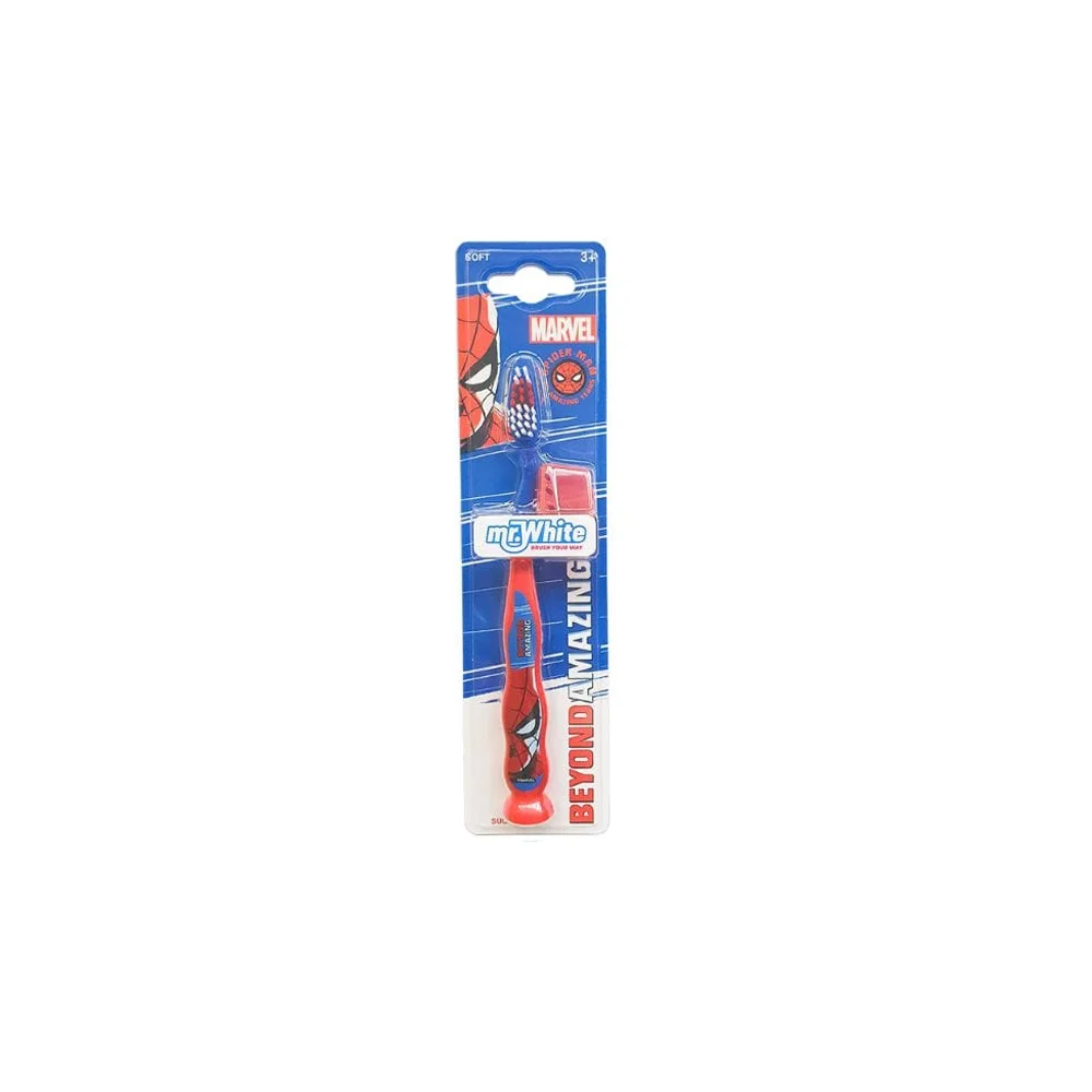 InoPlus Mr.White Spider-Man Toothbrush Soft 3+ Years Old 1 piece