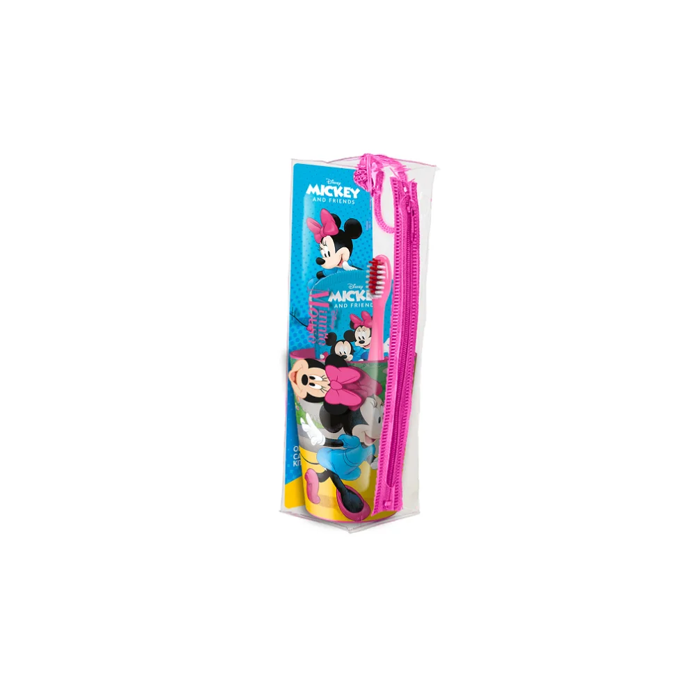 InoPlus Promo Mr.White Minnie Mouse Toothbrush 1 piece & Toothpaste 75ml & Cup