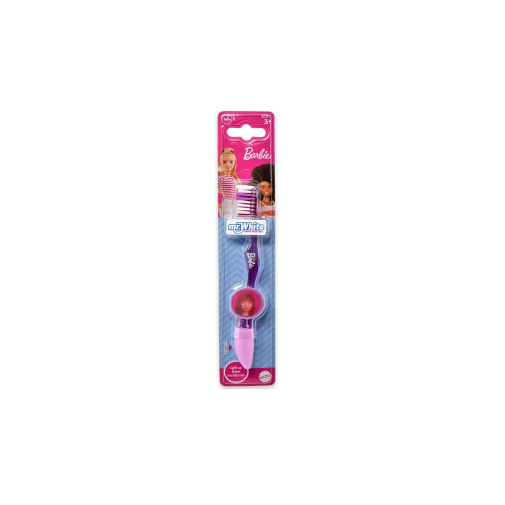 InoPlus Mr.White Barbie Flashing Children's Toothbrush 1 piece