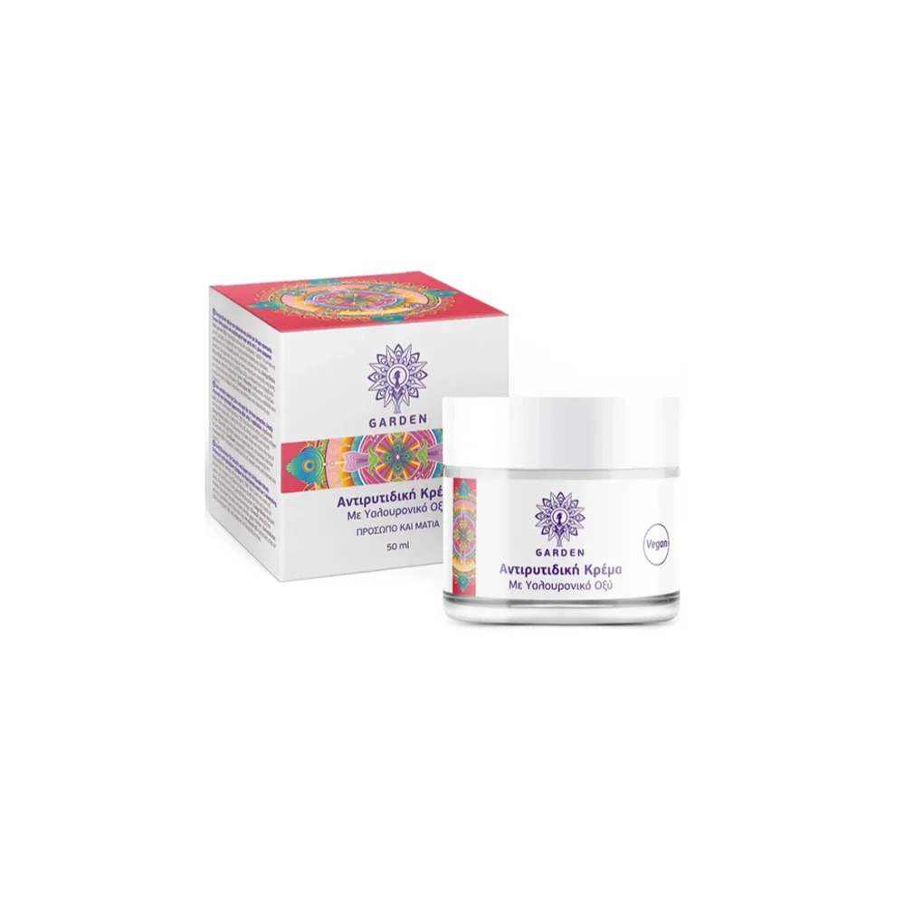 Garden Anti Wrinkle Cream With Hyaluronic Acid For Face & Eyes 50ml