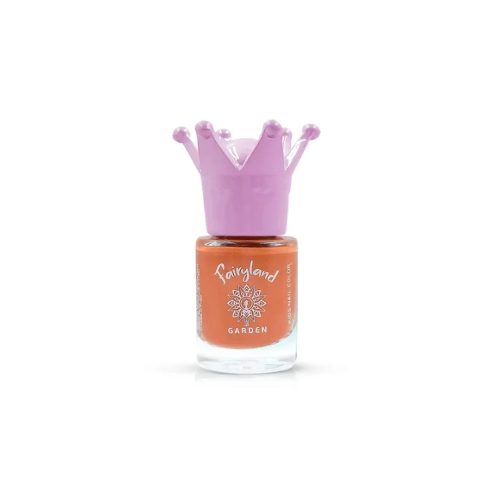 Garden Fairyland Kids Nail Polish Orange Rosy 2 7.5ml