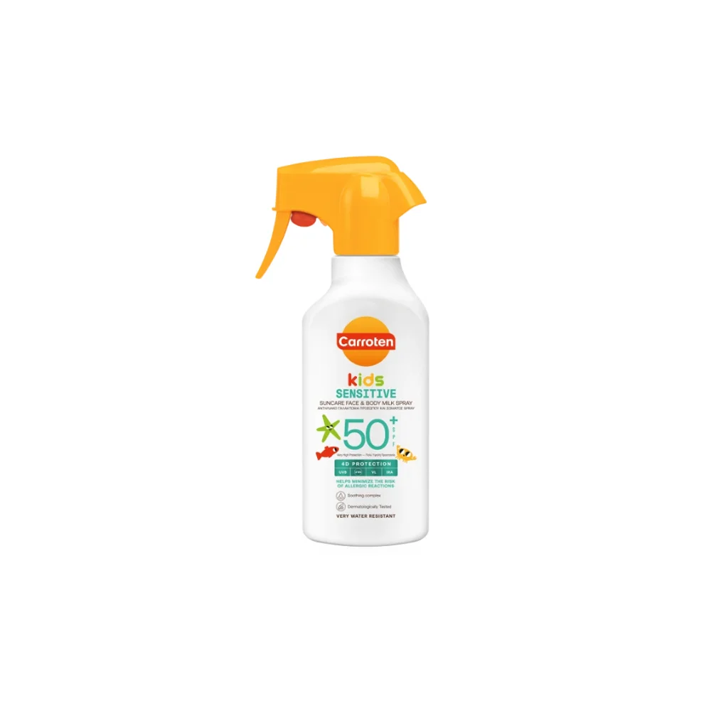 Carroten Kids Sensitive Very High Protection Sunscreen Face & Body Milk SPF50+ 270ml