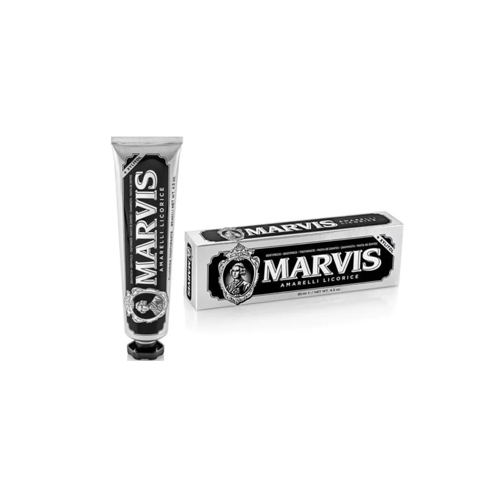 Marvis Amarelli Licorice Οδοντόκρεμα Με Γλυκόριζα Μέντα & Ξυλιτόλη 85ml