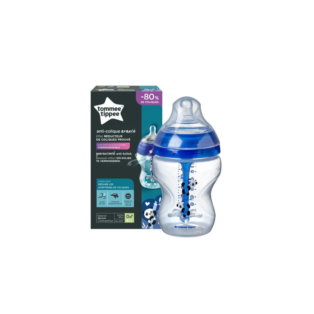 Tommee Tippee Advanced Anti Colic Baby Bottle Boy Slow Flow 0m+ 260ml