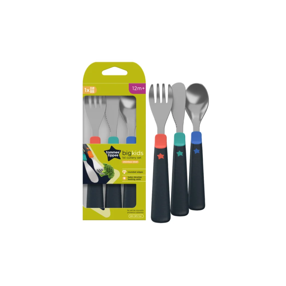 Tommee Tippee Set Children's Cutlery 12m+ 3 pieces