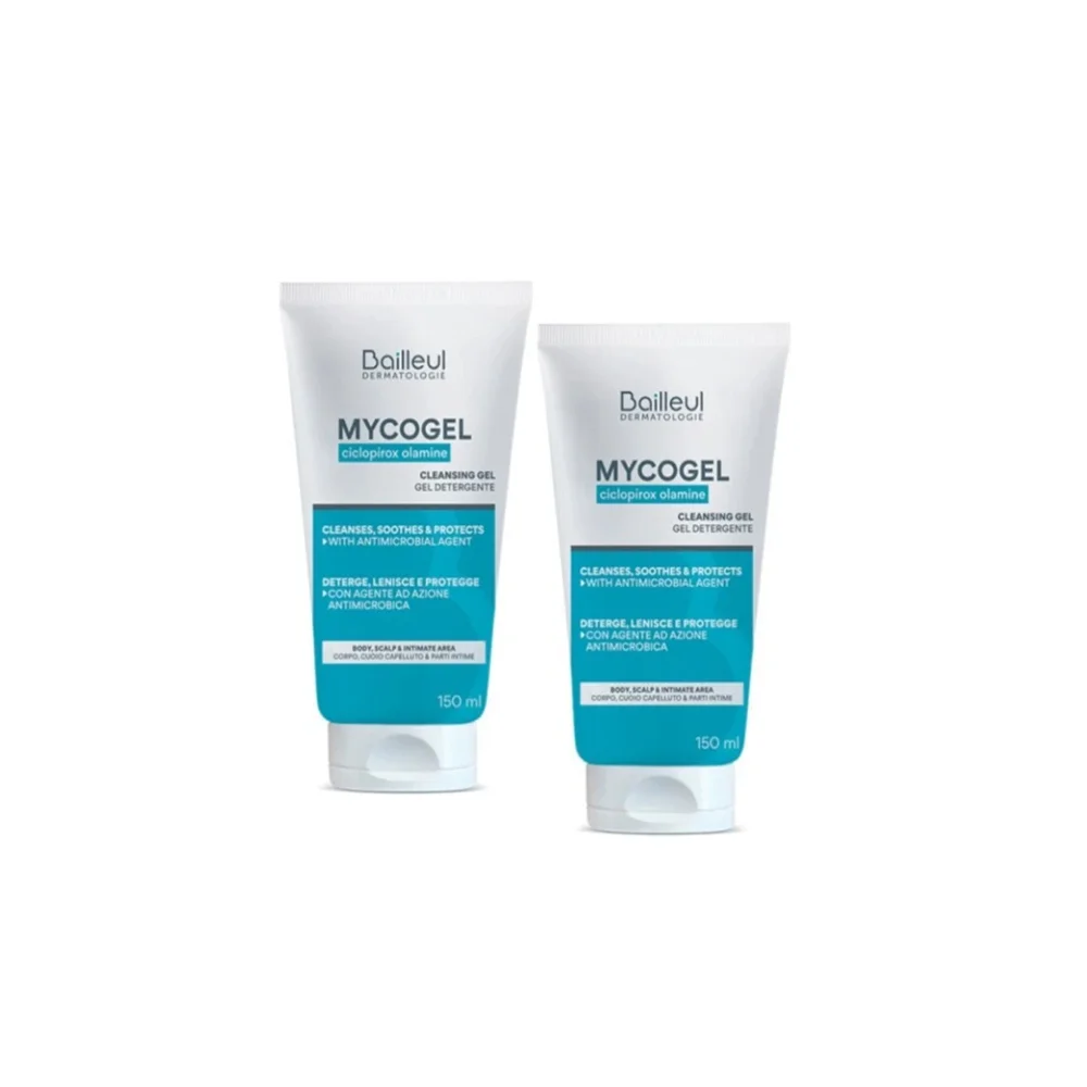 Bailleul Dermatologie Promo (1+1 Δώρο) Mycogel Cleansing Gel Καθαριστικό Ευαίσθητης Περιοχής 2x150ml