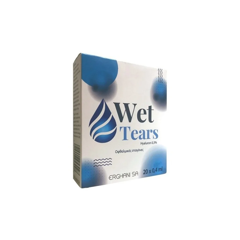 Erghani Wet Tears Hyaluron 0.3% 20x0.4ml 1 piece