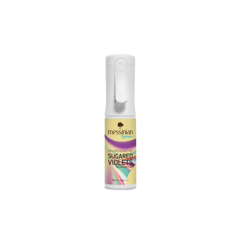 Messinian Spa Sugared Violets Hair & Body Fragrance Mist 90ml