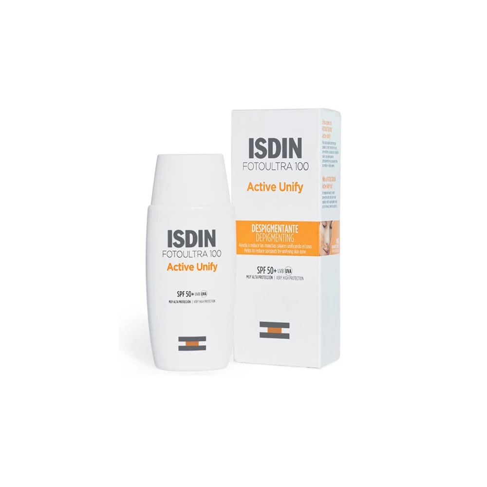 ΙSDIN Fotoultra 100 Active Unify Face Sunscreen For Reducing & Preventing Dark Spots From The Sun SPF50 50ml