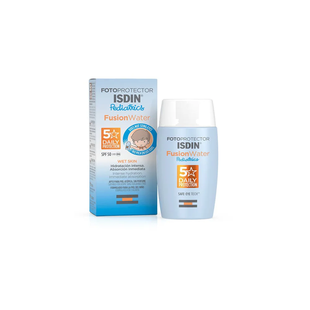 ISDIN Pediatrics Fusion Water Children's Face Sunscreen SPF50 50ml