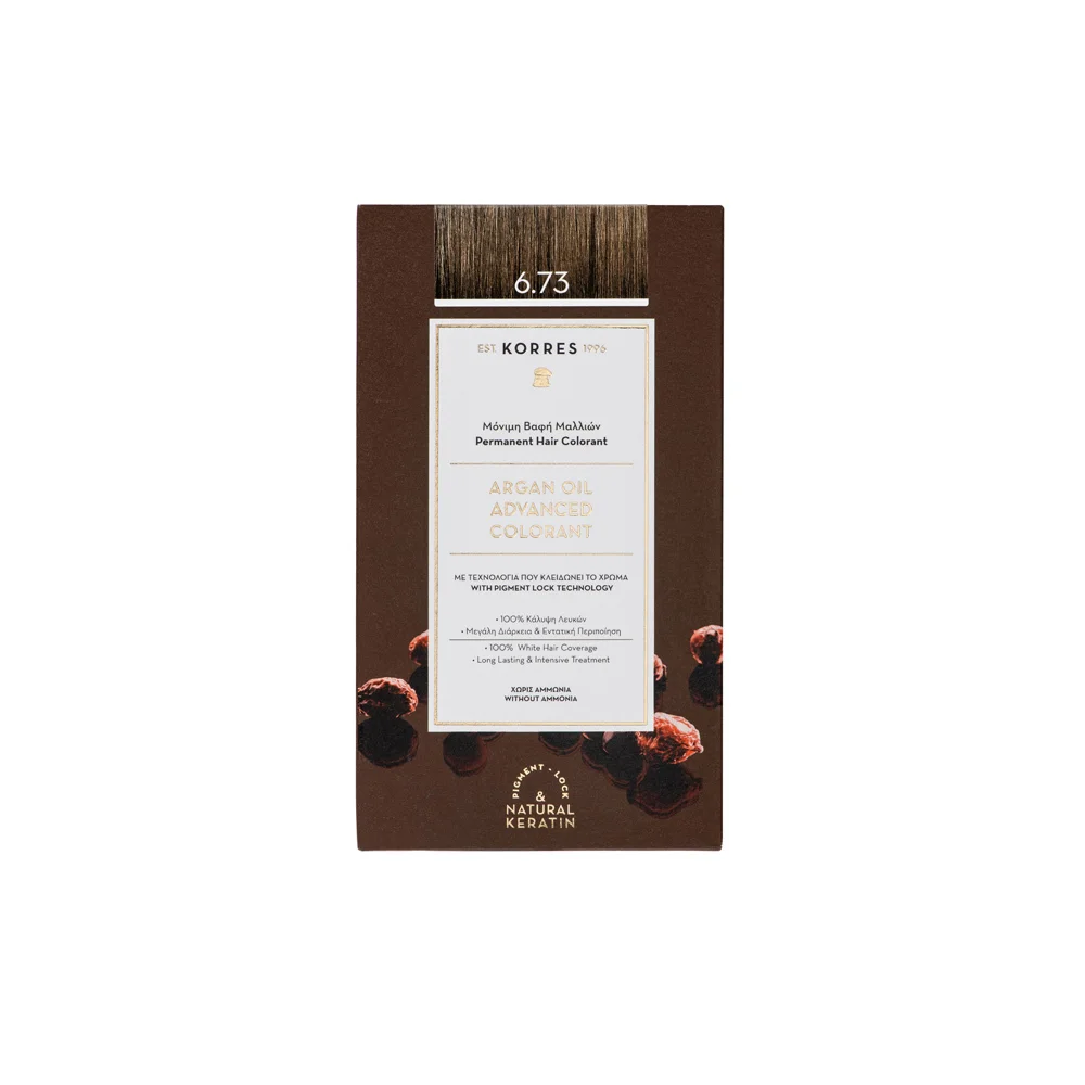 Korres Argan Oil Advanced Colorant 6.73 Golden Cocoa 1 piece