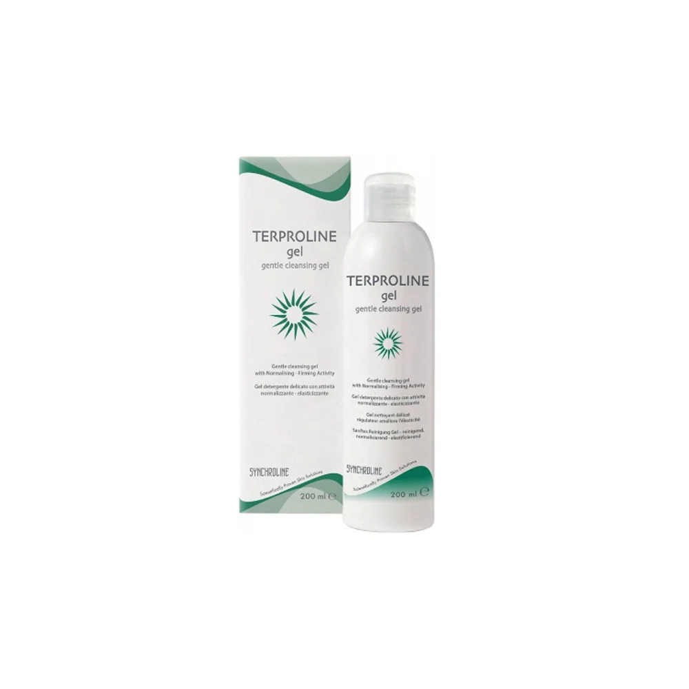 Synchroline Terproline Gentle Cleansing Gel Τζελ Καθαρισμού Προσώπου & Ματιών 200ml