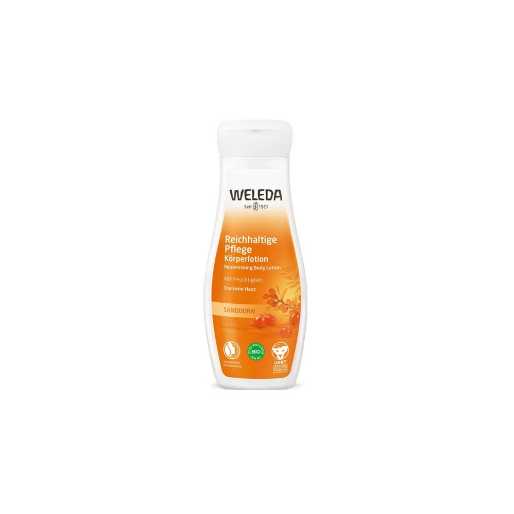 Weleda Replenishing Body Lotion Ενυδατικό Γαλάκτωμα Σώματος Mε Ιπποφαές 200ml