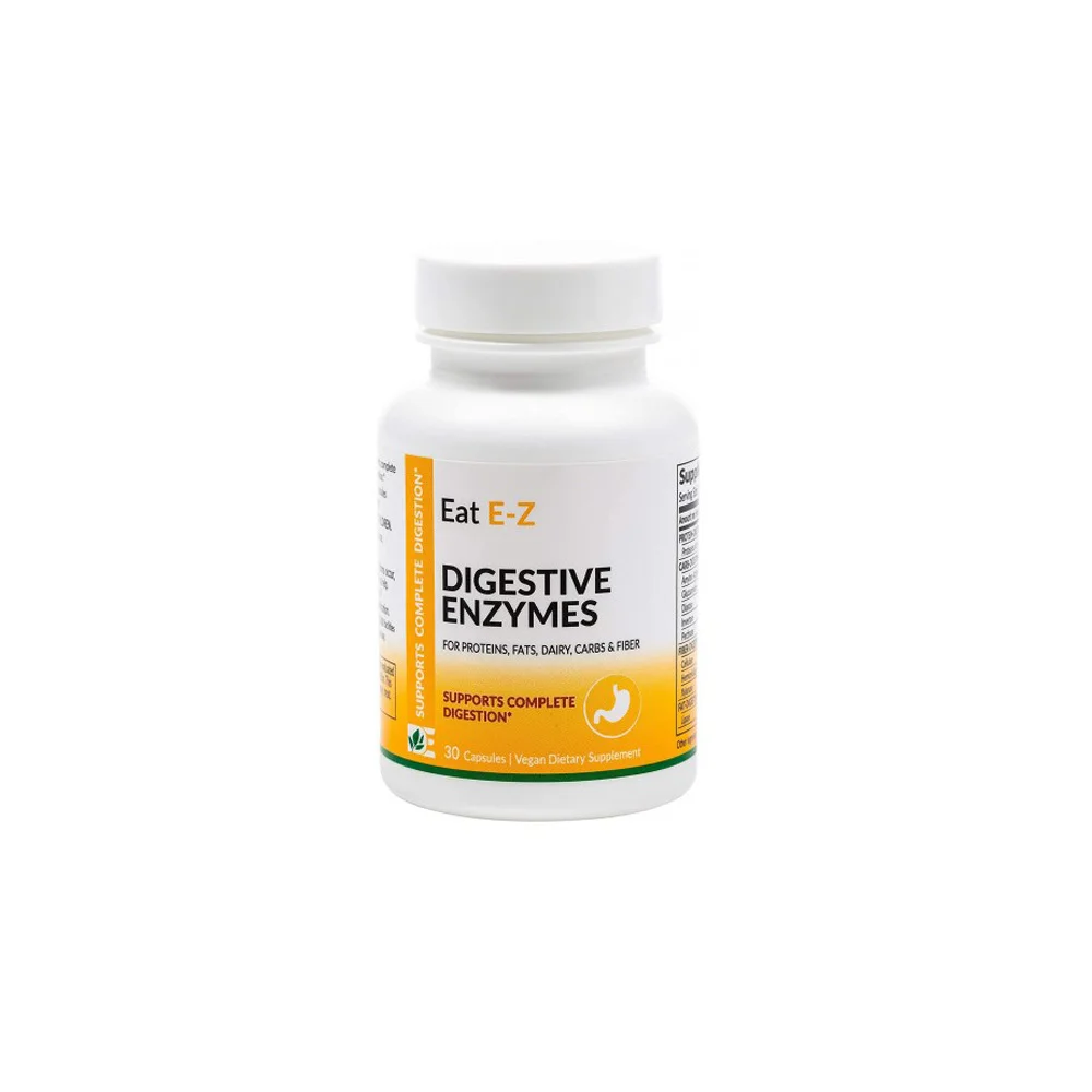 Am Health Dynamic Enzymes Eat E-Z Συμπλήρωμα Πεπτικών Ενζύμων 30 κάψουλες