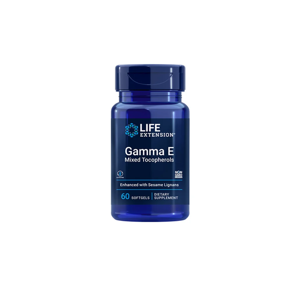 Life Extension Gamma E Tocopherol Συμπλήρωμα Διατροφής Βιταμίνης Ε 60 μαλακές κάψουλες