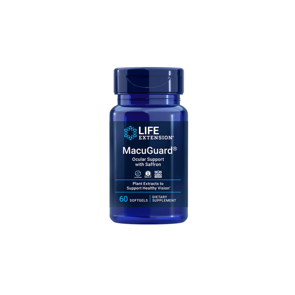 Life Extension MacuGuard Ocular Support Συμπλήρωμα Για Την Υγεία Των Ματιών 60 μαλακές κάψουλες