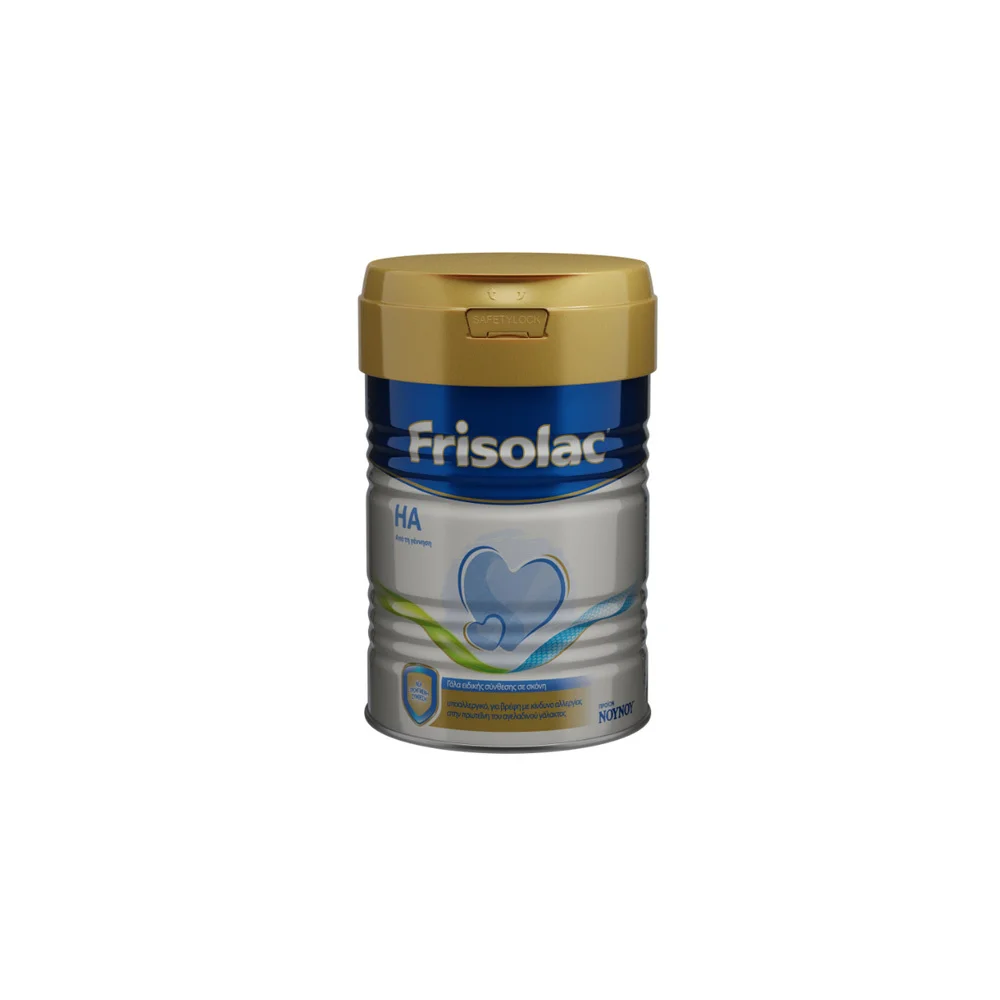 Nunou Frisolac HA Special Nutrition Milk Powder For Babies At Risk Of Cow's Milk Protein Allergy From Birth 400gr