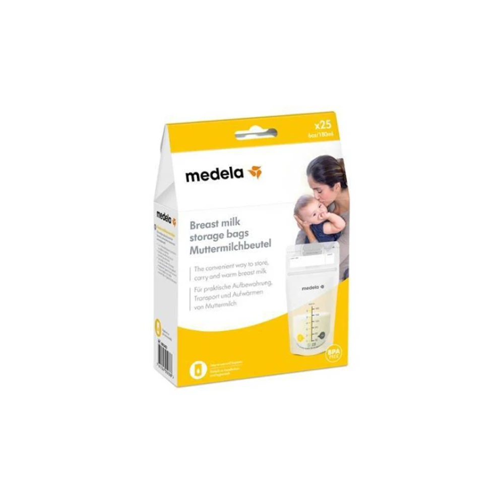 Medela Breast Milk Storage Bags Σακουλάκια Φύλαξης Μητρικού Γάλακτος 25 τεμάχια