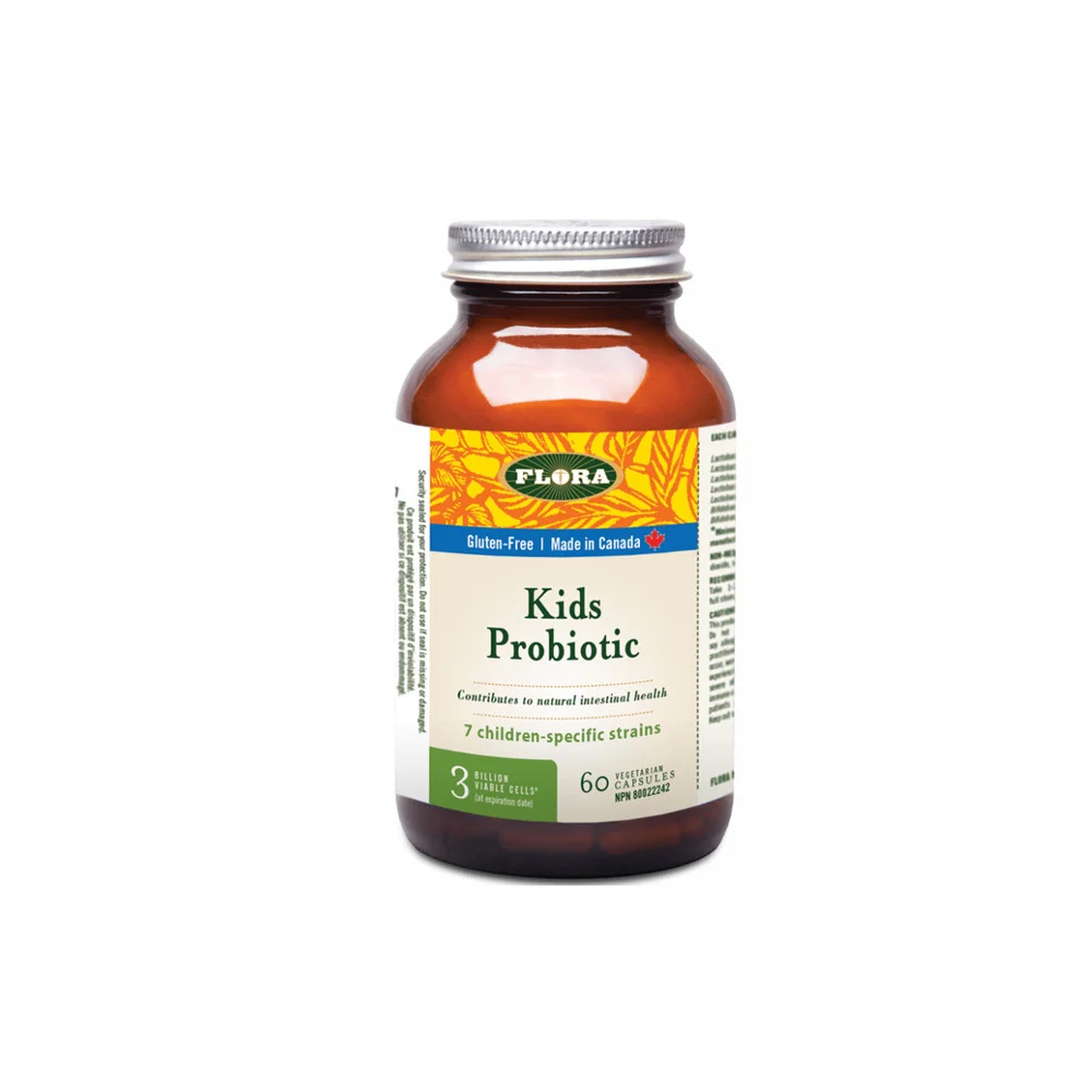 Flora Kids Probiotic Probiotics For Children 60 herbal capsules