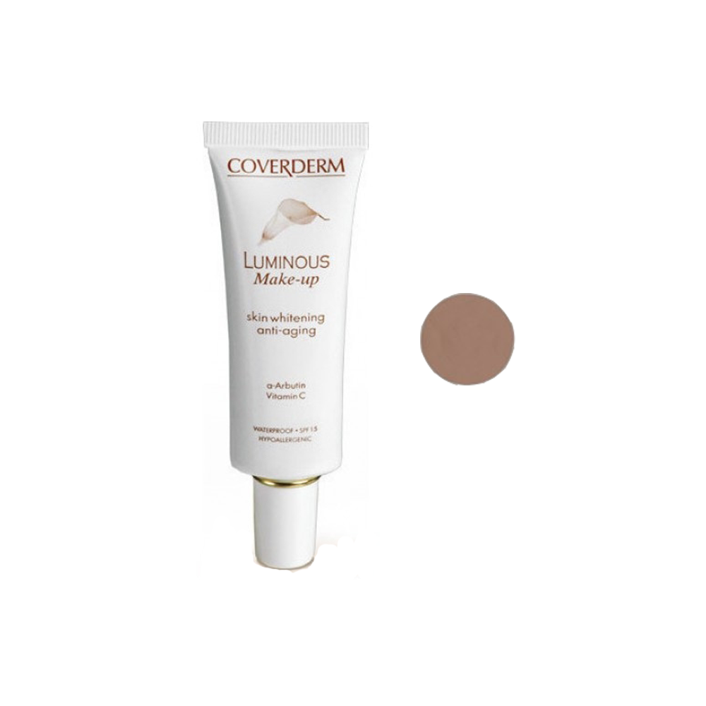 Coverderm Luminous Make Up No 4 SPF15 Make Up Για Μείωση Των Δυσχρωμιών & Αντιγηραντική Φροντίδα 30ml
