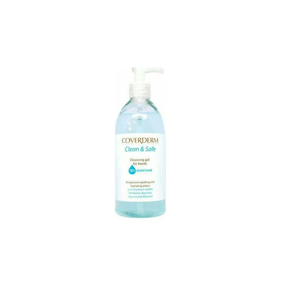 Coverderm Clean & Safe Cleaning Gel 70% Alcoholic Solution 500ml