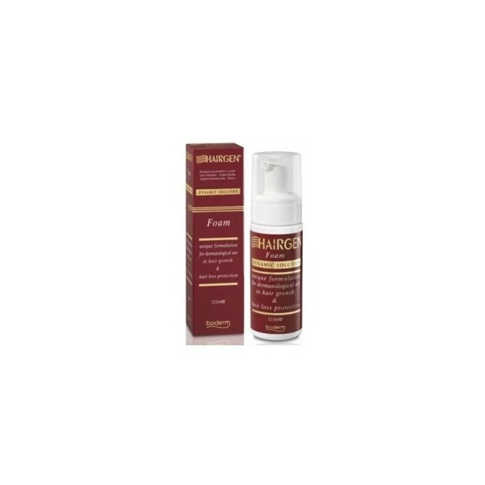 Boderm Hairgen Foam Αφρός Για Το Τριχωτό Της Κεφαλής Κατά Της Τριχόπτωσης 125ml