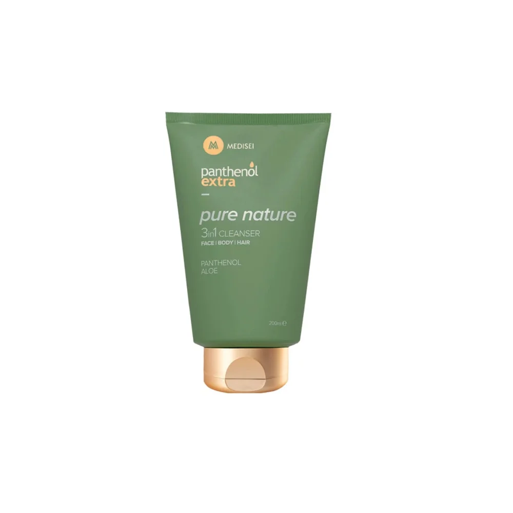 Medisei Panthenol Extra Pure Nature 3in1 Cleanser For Face Body & Hair 200ml