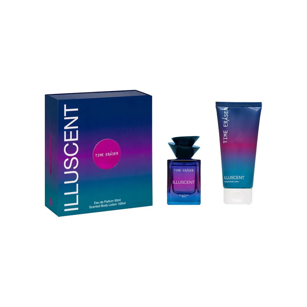 Time Eraser Promo Illuscent Eau De Parfum 50ml & Scented Body Lotion 100ml