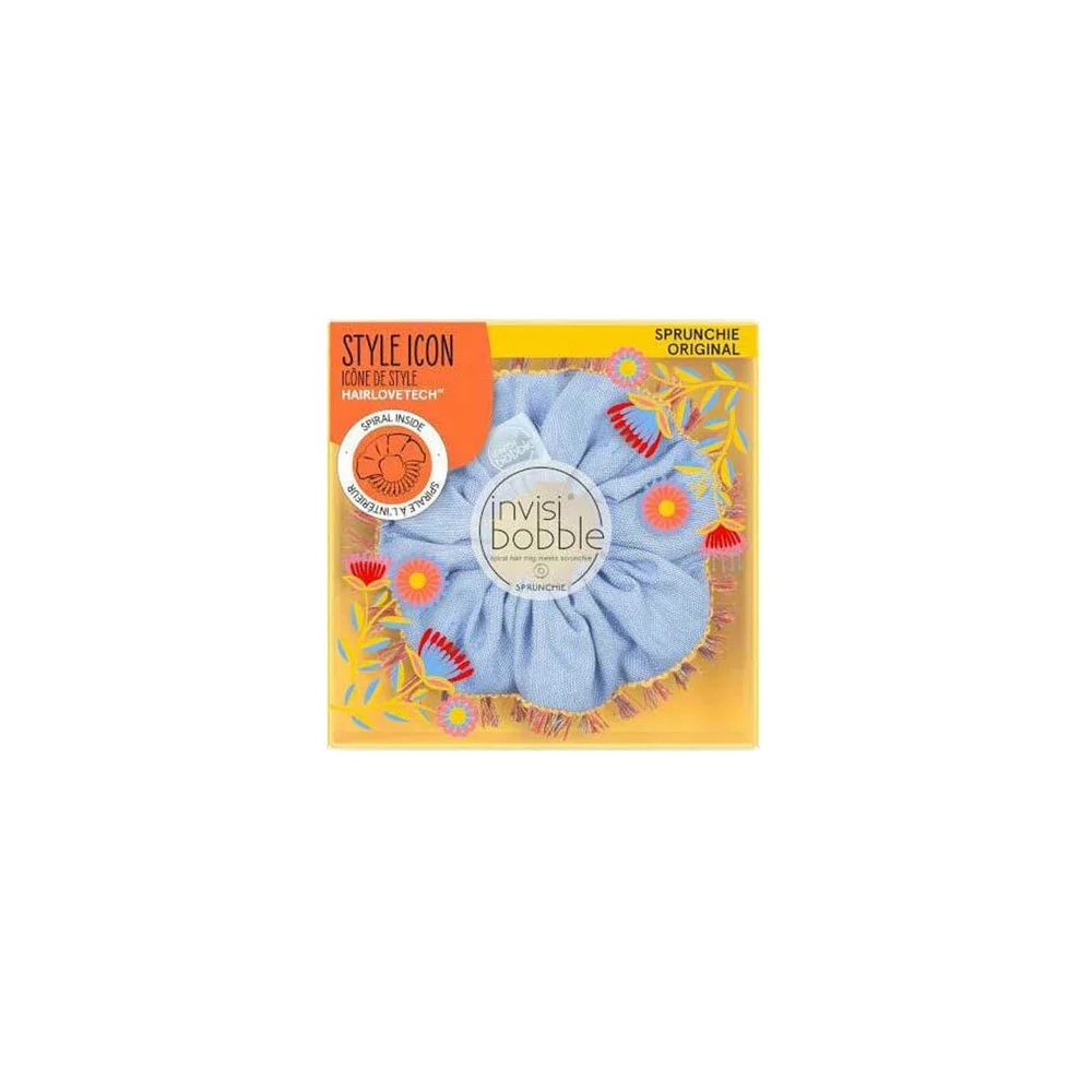 Invisibobble Sprunchie Original Hola Lola Flores & Bloom Rubber For Fabric Hair 1 piece