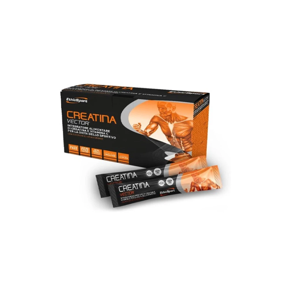 EthicSport Creatina Vector Συμπλήρωμα Διατροφής Κρεατίνης Για Τους Αθλητές 20 φακελάκια x 8gr