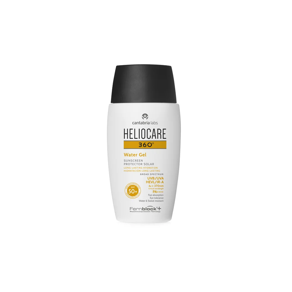 Heliocare 360 Water Gel Sunscreen SPF50 + Moisturizing Face Sunscreen With High Protection 5ml