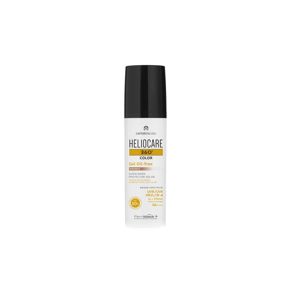 Heliocare 360 Color Gel Oil Free SPF50+ Bronze Αντηλιακή Κρέμα Προσώπου Με Χρώμα Πολύ Υψηλής Προστασίας 50ml