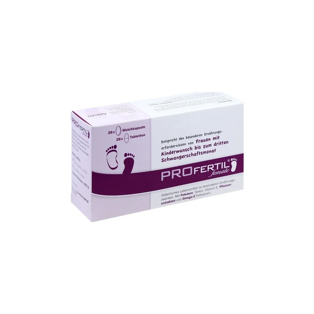 ProFertil Female Powerful Special Nutrition Supplement Treating Female Infertility Treatment 1 Month 28 capsules + 28 tablets
