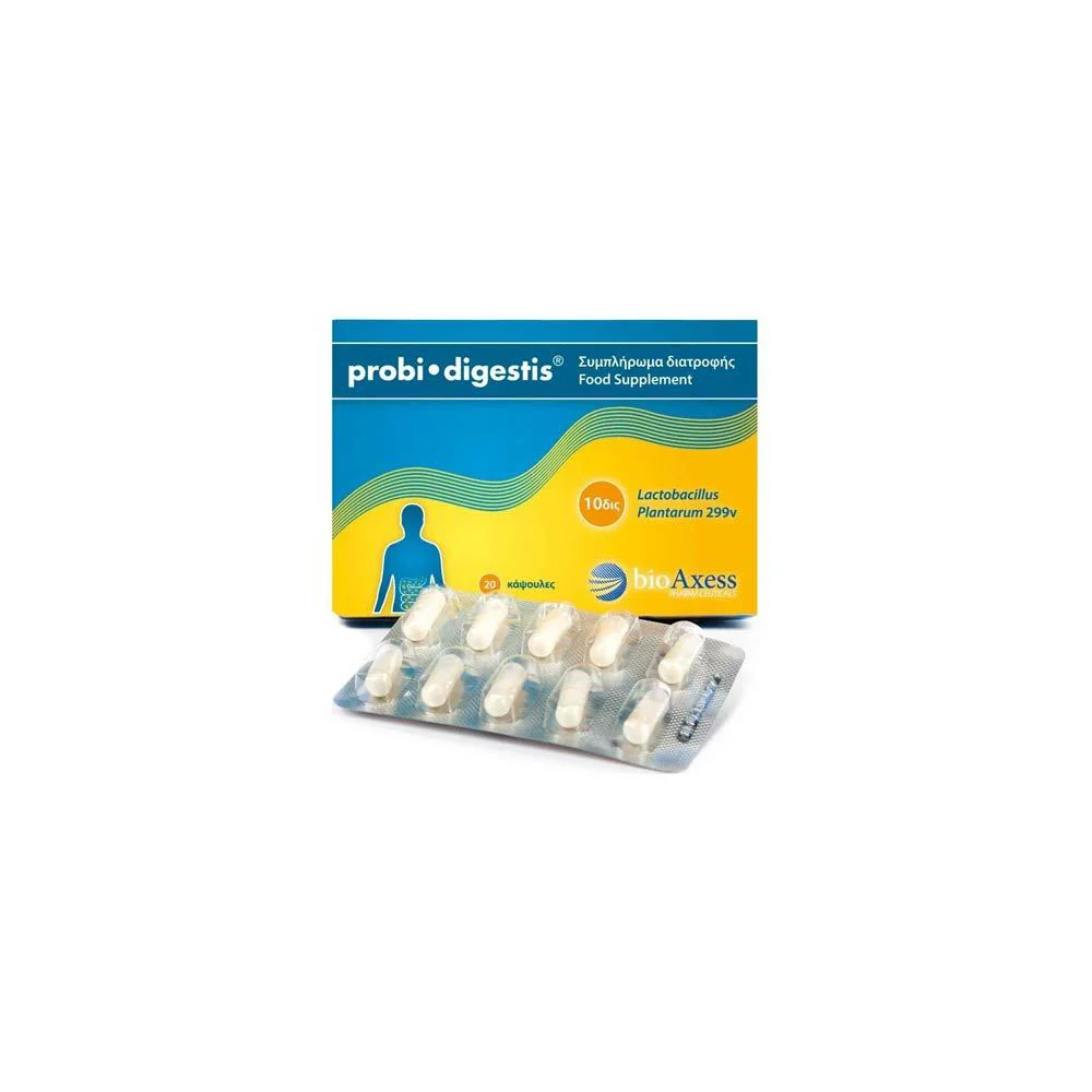 BioAxess Probi Digestis Συμπλήρωμα Διατροφής Με Προβιοτικα 20 ταμπλέτες